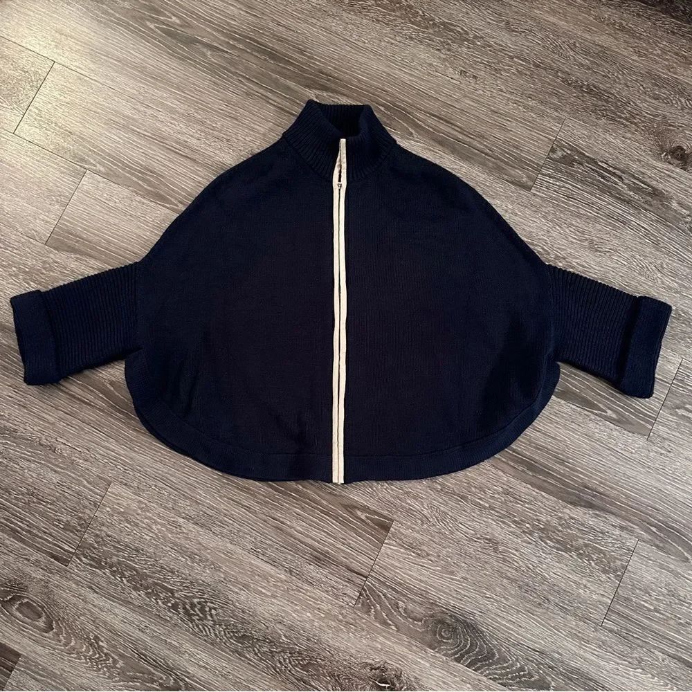 Mersea Zipper Sweater Poncho